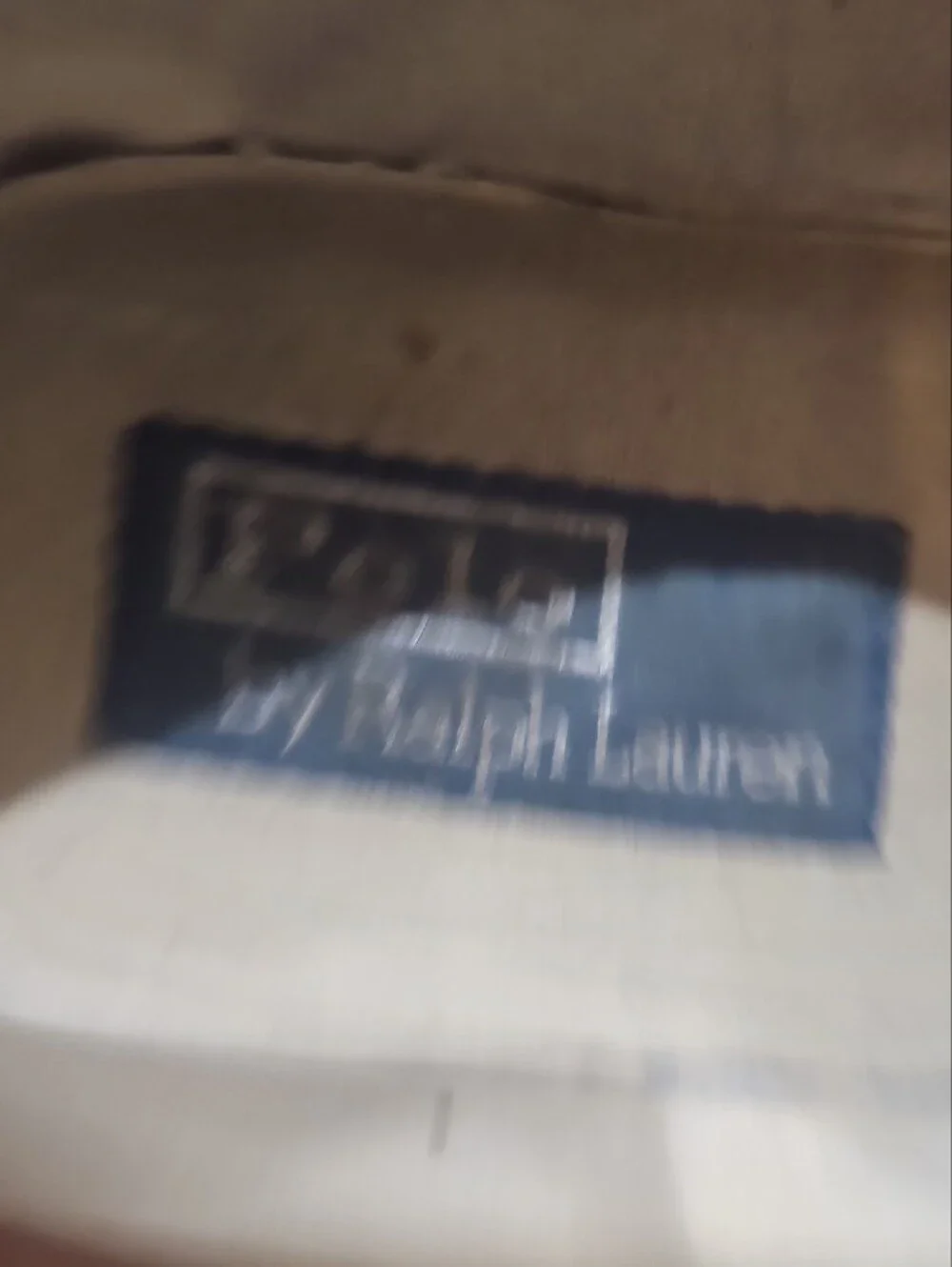 Polo by Ralph Lauren Tan Leather Low-Top Sneakers